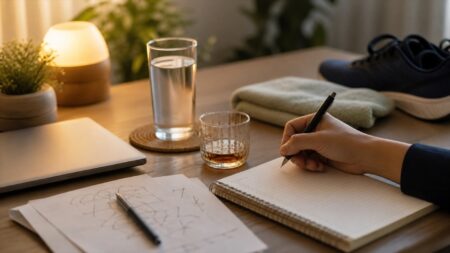 ストレスで飲酒量が増える理由を整理する記事のアイキャッチ